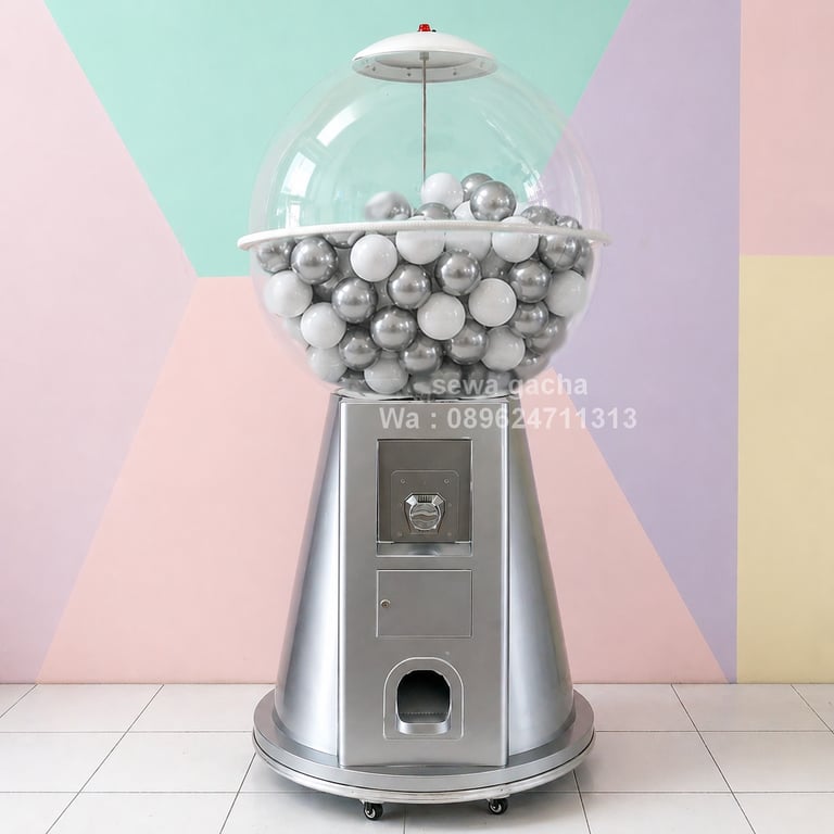 sewa gacha gachapon jumbo silver