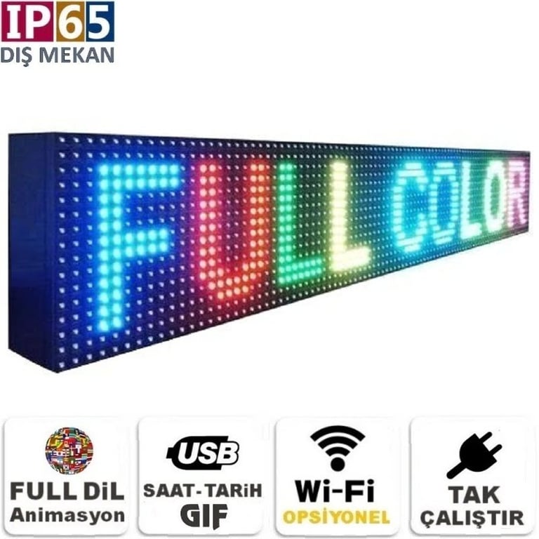 rgb kayan yazı, p10 rgb led panel