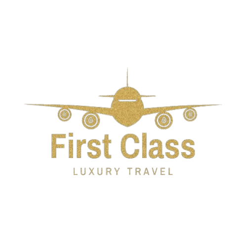 First Class Luxury Travel Logo No Background
