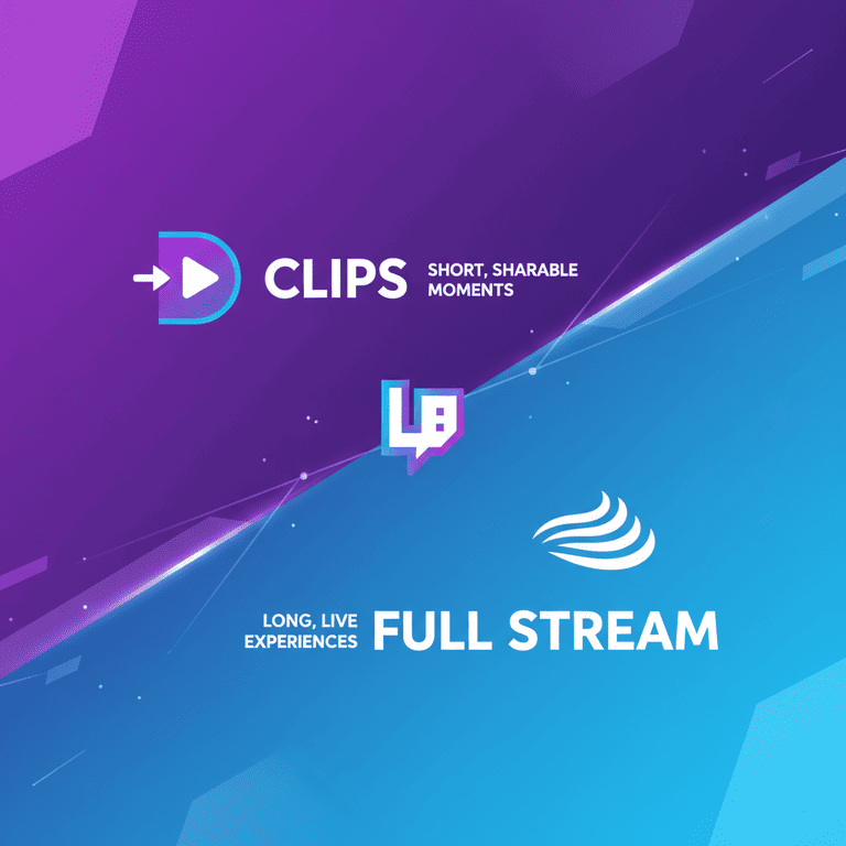 twitch clips vs full stream