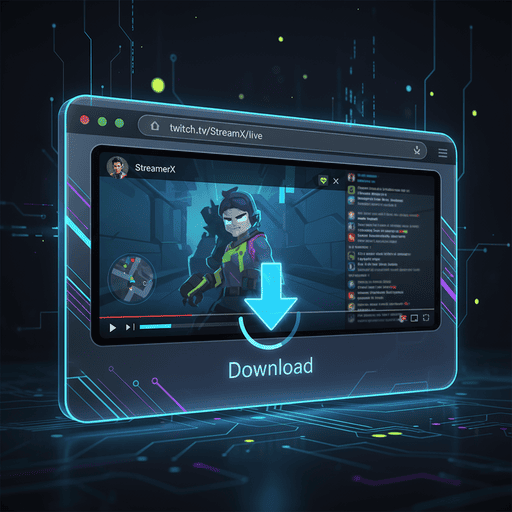 browser extension to download twitch videos