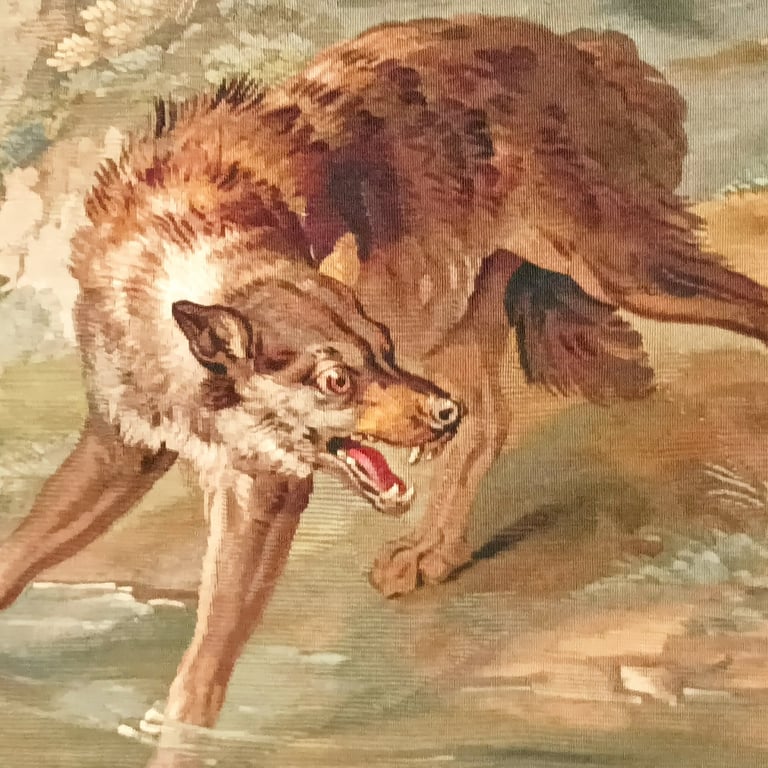 From Le Loup et L'Agneau (The Fables of La Fontaine)