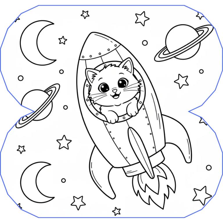 free printable cat coloring pages