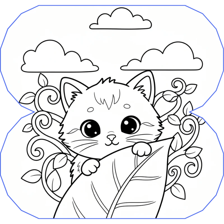 free printable cat coloring pages