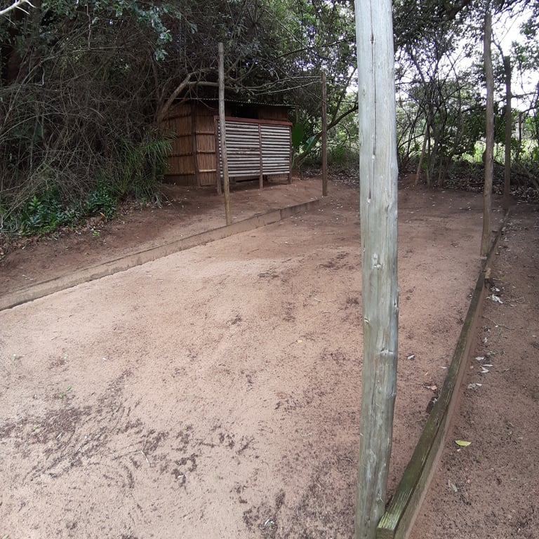 En suite camping site at Miggo's Camp exclusive use campsite in Kosi Bay