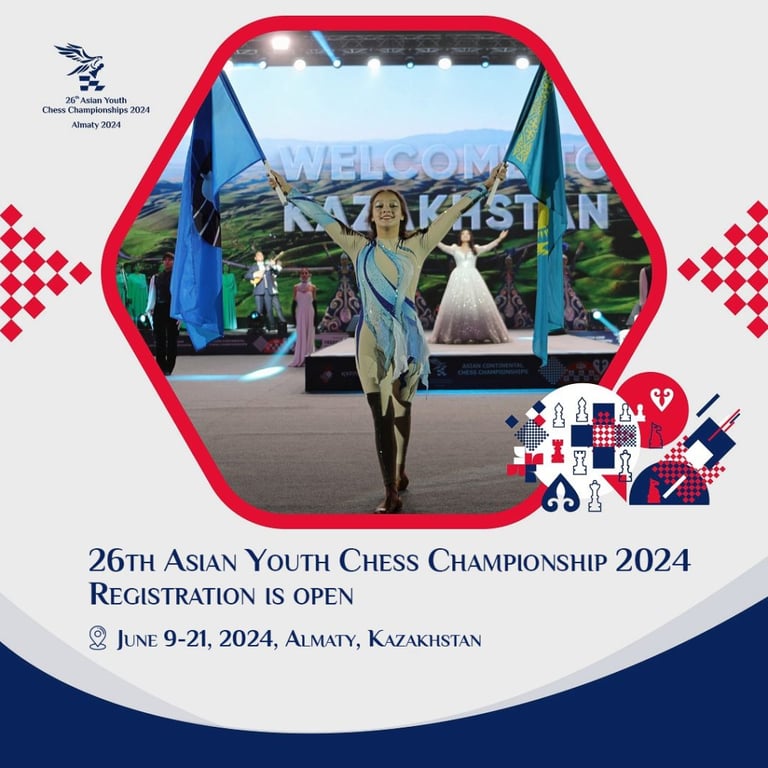 26th Asian Youth Chess Championships 2024. Kazakhstan Chess