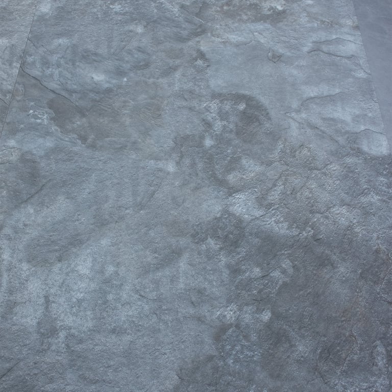 Close-up of Flexistone Slate Series surface with realistic 3D-printed natural slate textures