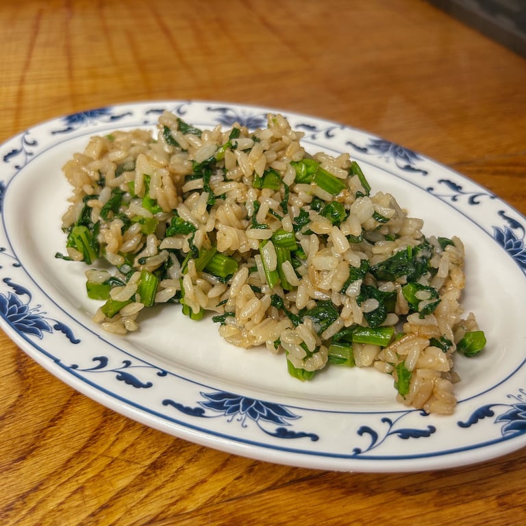 Riso saltato con cime di rapa | © Cookingwiththehamster