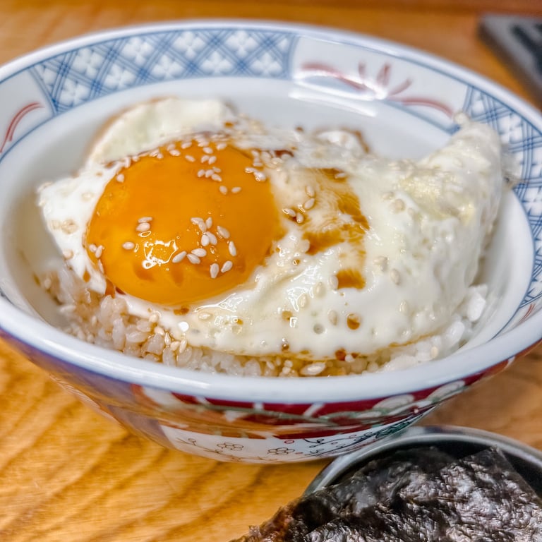 Gyeran bap riso con uovo coreano | © Cookingwiththehamster