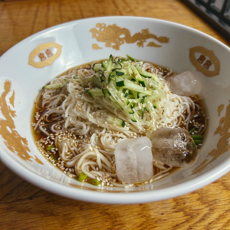 Somen freddi con umeboshi | © Cookingwiththehamster