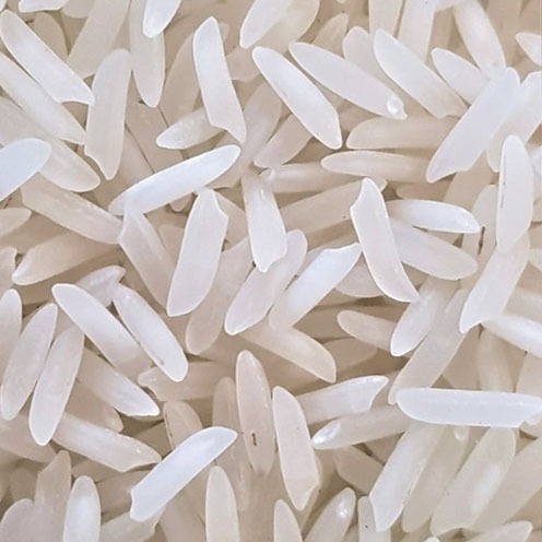 PK 386 long grain white rice, slender grains, aromatic and ideal for pulao