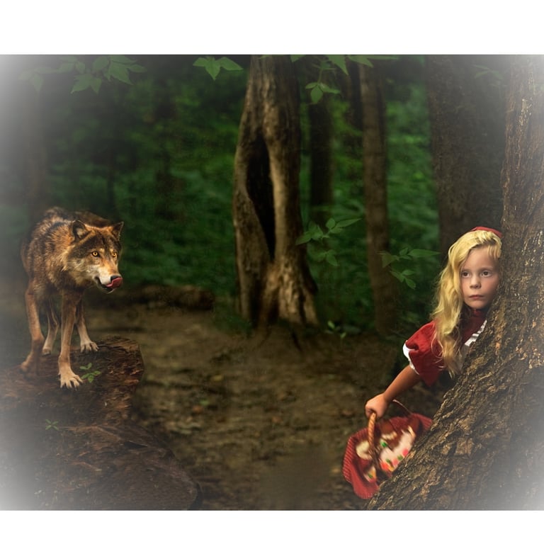 petit chaperon rouge avec loup