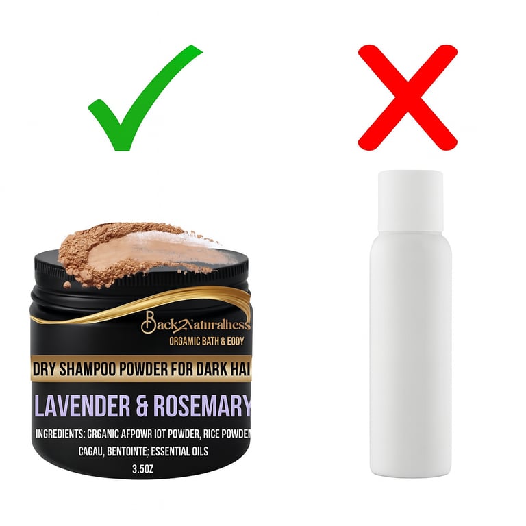 Back2naturalness Lavender Rosemary dry shampoo powder 