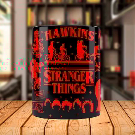 Canecas Stranger Things Shopee