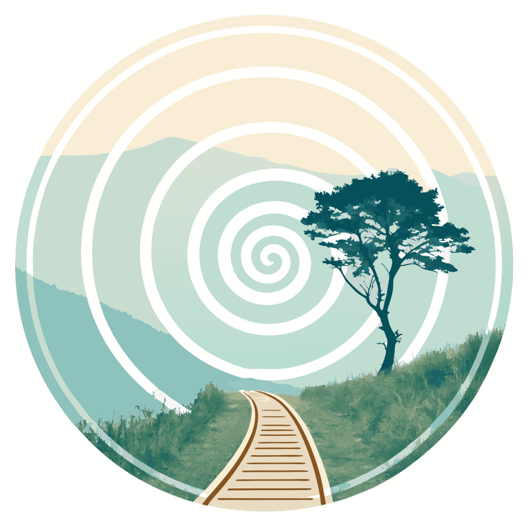 a picture of a tree in a circularel