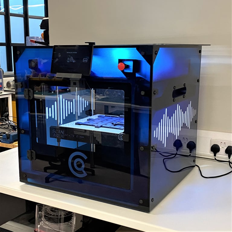 Senturion acoustic battery scanner