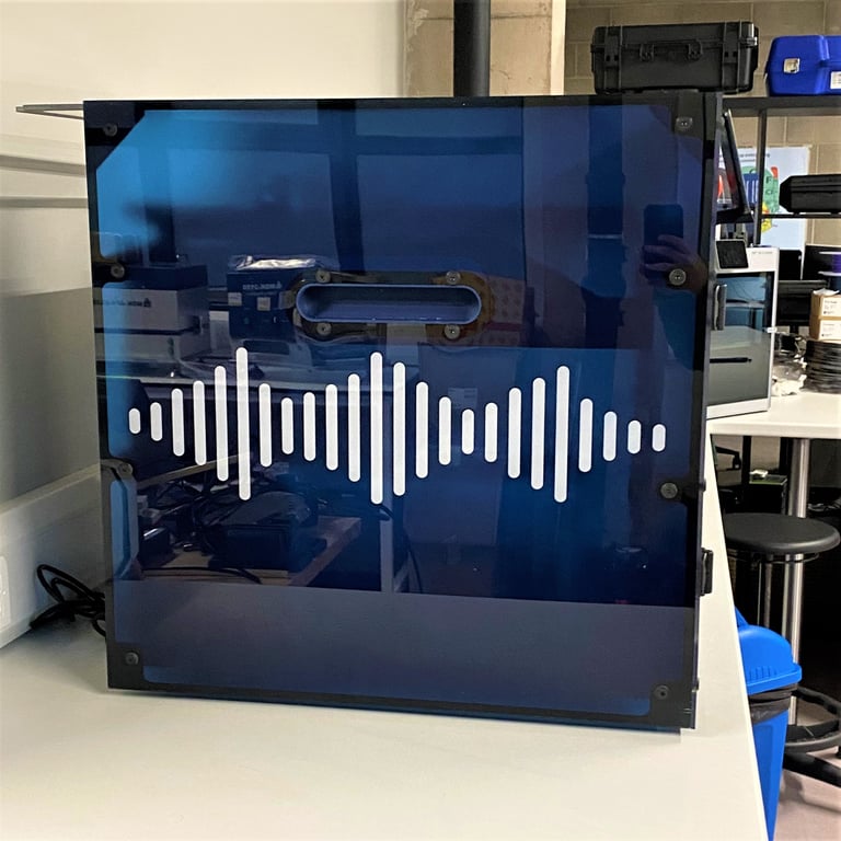 Senturion acoustic battery scanner