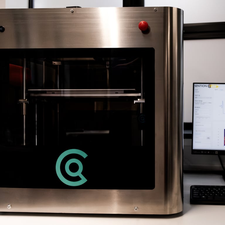 Senturion acoustic battery scanner