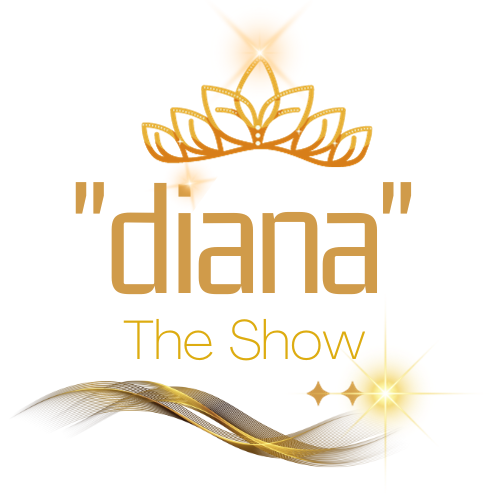 Gold and Black "Diana" The Show Logo