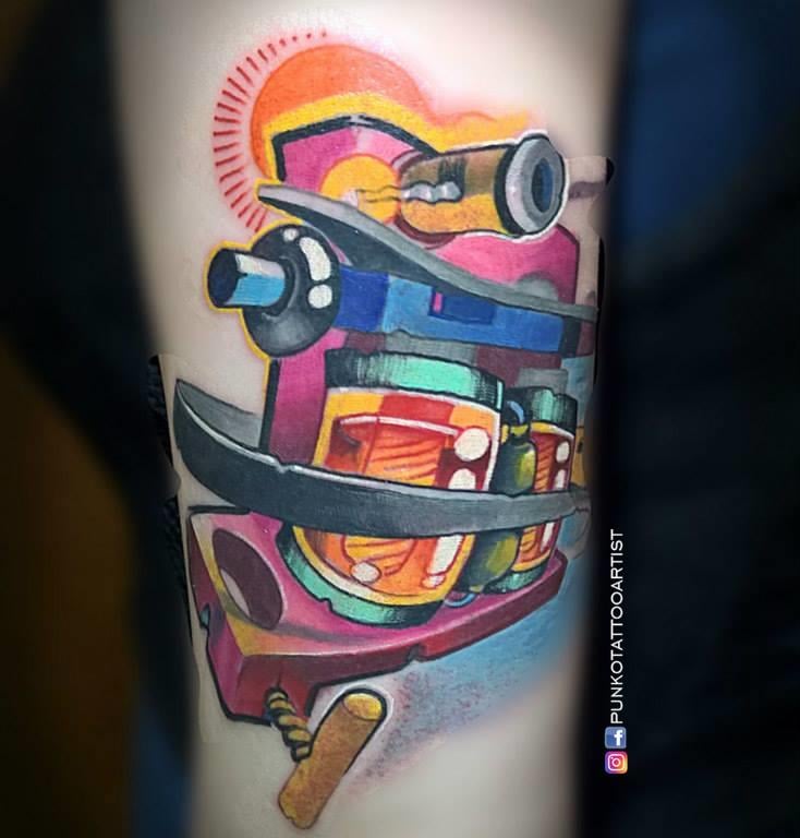 tatuaje de máquina de tatuar