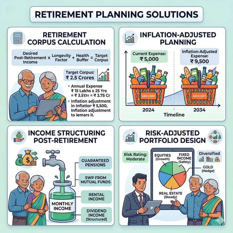 Solution to retirement risk AI Generated