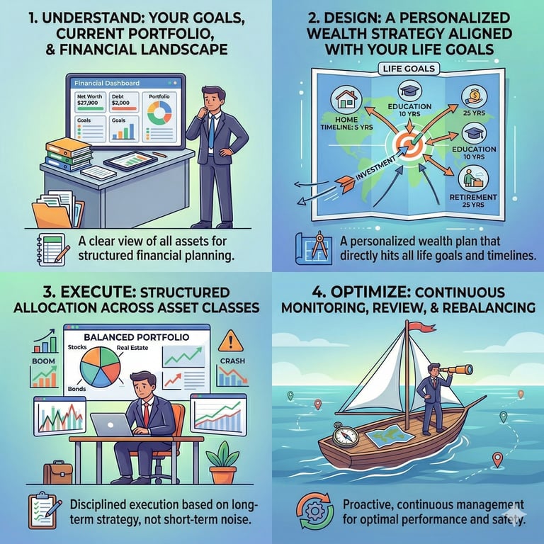 Solutions to wealth management problems AI Generated