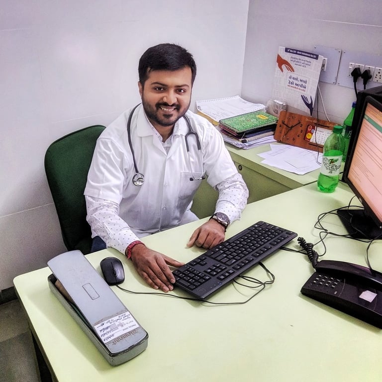  Discover the top psychiatrist and sexologist in Vadodara, Dr. Nisheet Patel, at his clinic.