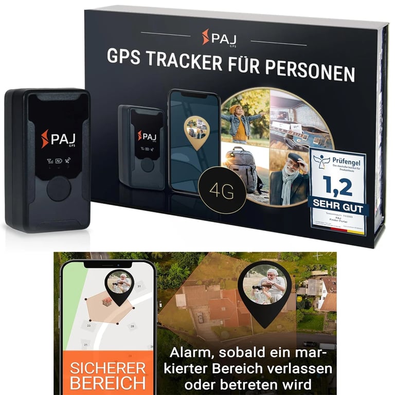 GPS-Tracker für Personen mit SOS-Notrufknopf