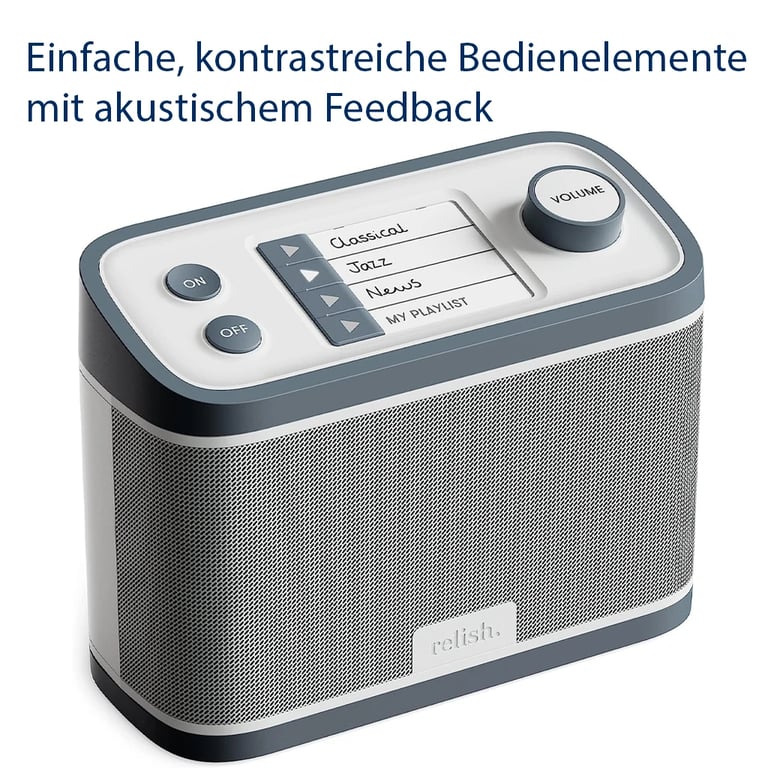 DAB FM USB Radio, akustisches Feedback