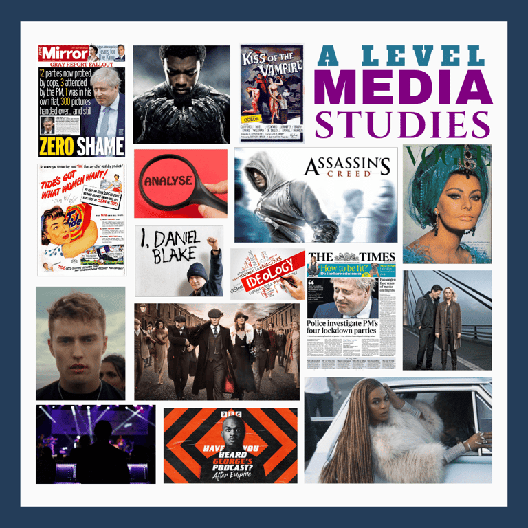 Media Studies A Level content montage