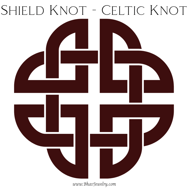 Shield Knot Celtic Knot Variations Infographic by Bhav Spiritual Jewelry