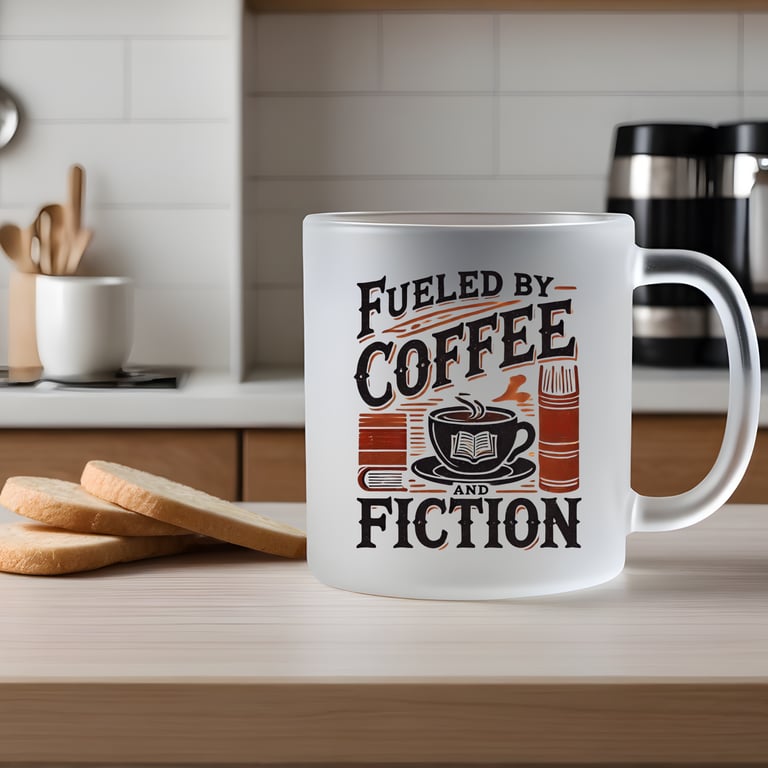 Glass coffee mug