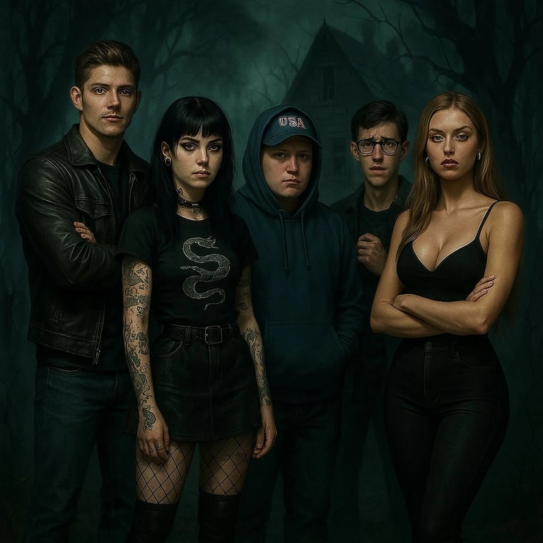 Les personnages du roman "La légende de Lac-Rouge" d'E. B. Ashford.