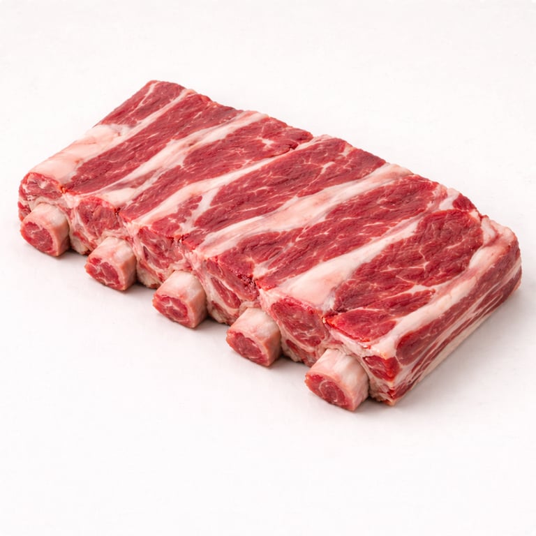 Beef ribs BBQ cut export supply
