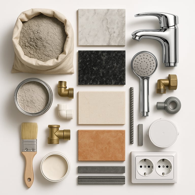 Construction materials and building supplies for global export