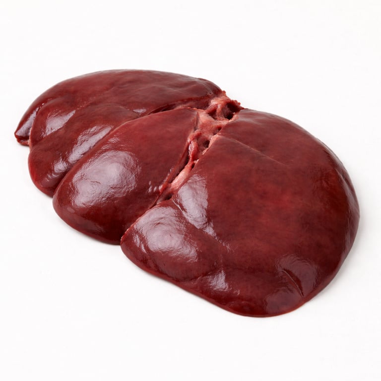 Fresh halal mutton liver for export