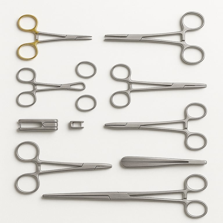 Hemostatic clamps for bleeding control