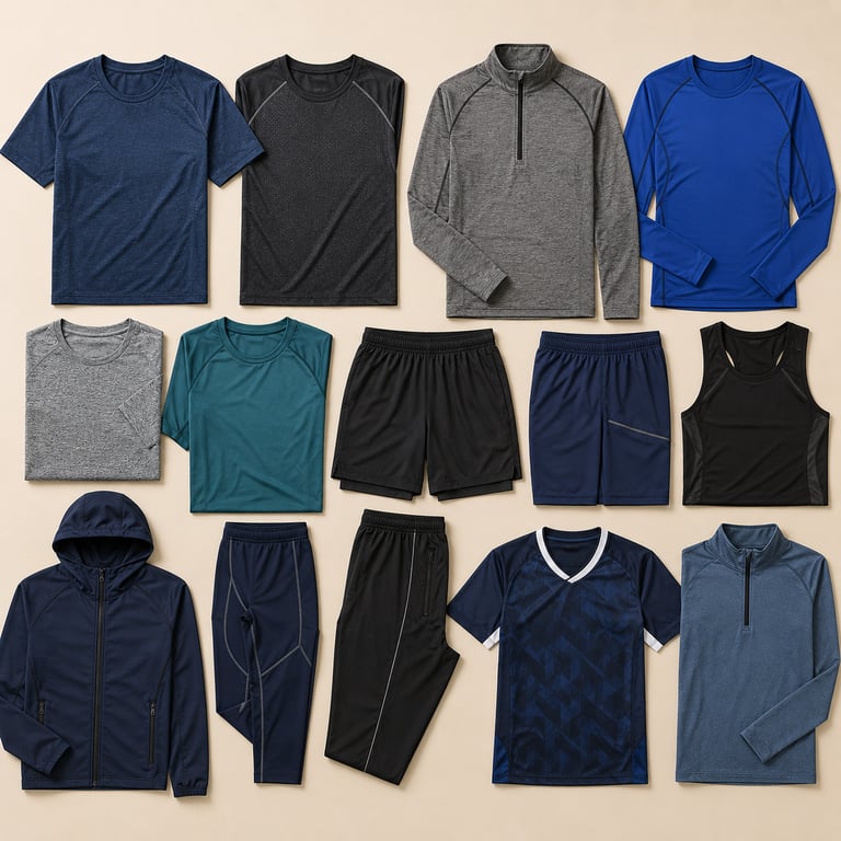 High-performance sportswear and activewear apparel