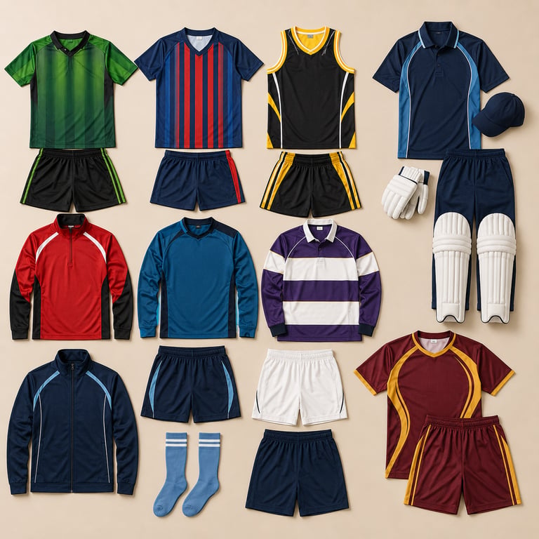 Custom team uniforms and sports apparel