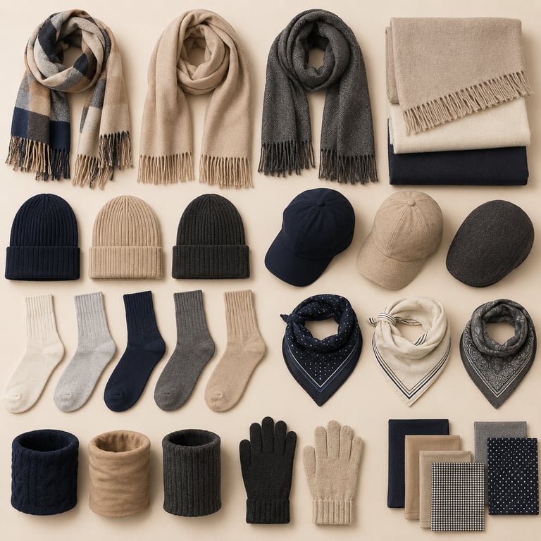 Stylish textile accessories for global fashion markets.