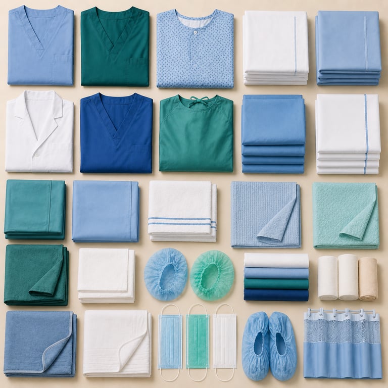 Medical and healthcare textile solutions for hospitals.