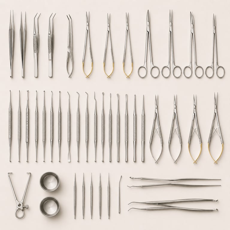 Ultra-precision microsurgical instruments for delicate surgical procedures