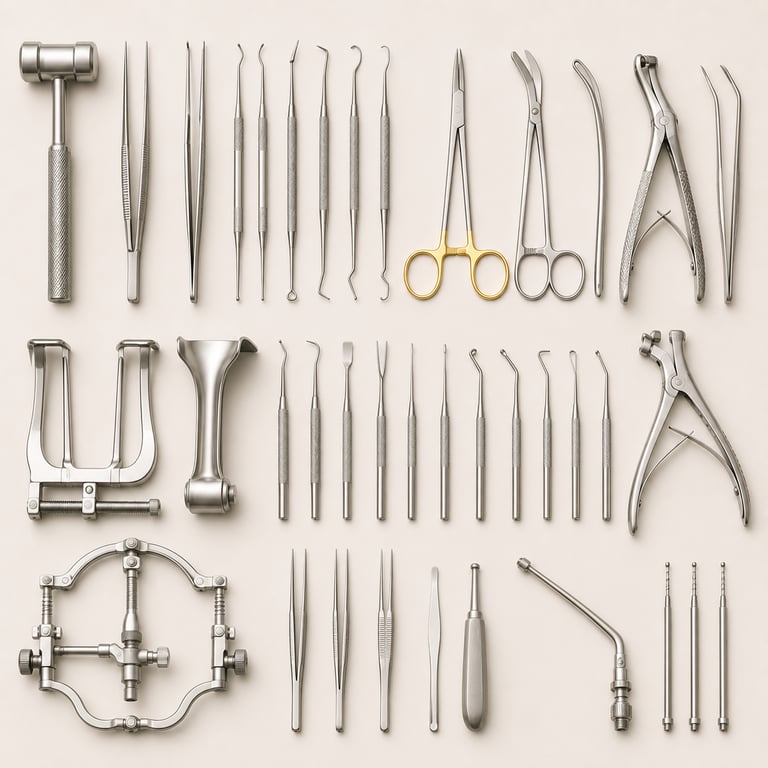 Precision neurosurgery instruments for brain and spinal procedures