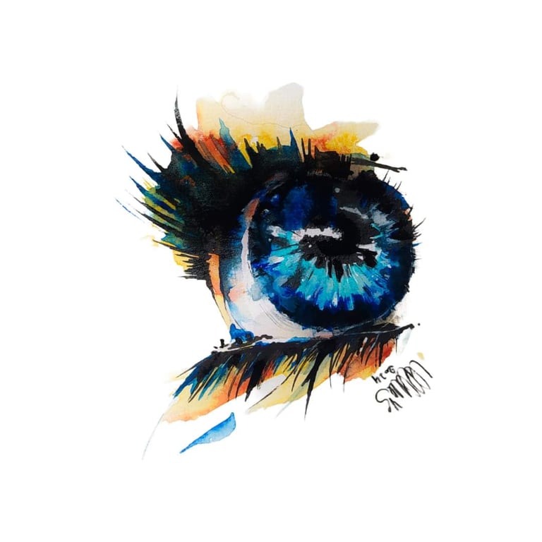 aquarelle originale artiste française