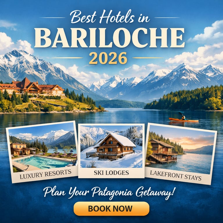 Bariloche Hotels Illustration