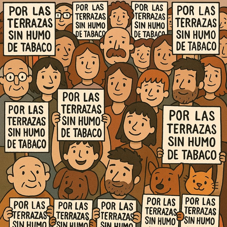 Tabaco y hostelería: sorprendente apoyo a las terrazas libres de humo