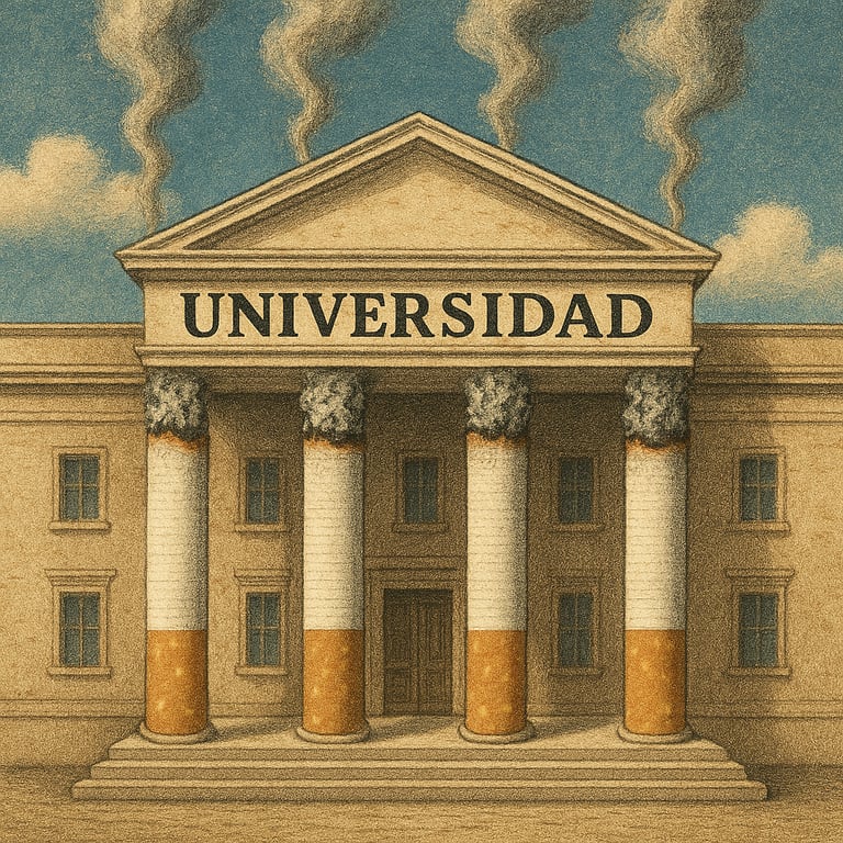 Las universidades de élite no aceptan fondos de tabacaleras.