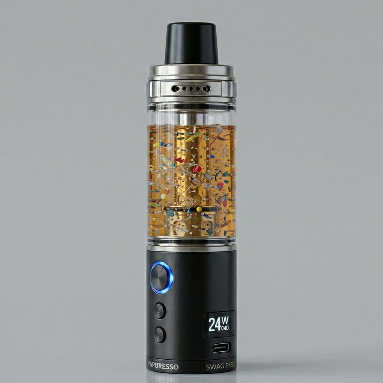 El Peligro Oculto en el Vapeo: Microplásticos