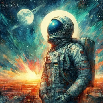 Spaceman | simcaart.com