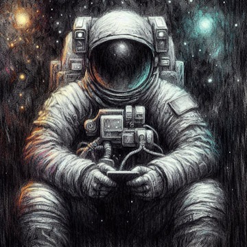 Spaceman | simcaart.com